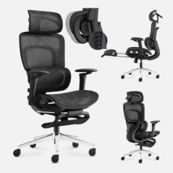 Fotel biurowy z masażem Visioner 8.3 Black