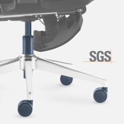 Office chair with massage Visioner 8.3 Black