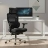Office chair with massage Visioner 6.1 Black