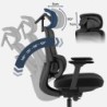 Fotel biurowy z masażem Visioner 6.1 Black