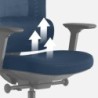 Office chair with massage Visioner 6.1 Black