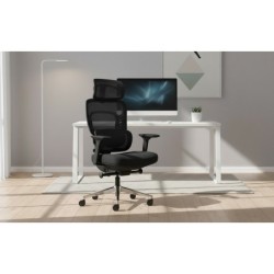 Office chair with massage Visioner 6.1 Black