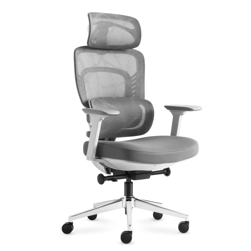 Fotel biurowy z masażem Visioner 6.1 Grey