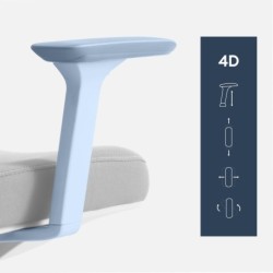 Fotel biurowy z masażem Visioner 6.1 Grey