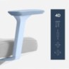 Fotel biurowy z masażem Visioner 6.1 Grey