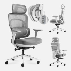 Fotel biurowy z masażem Visioner 6.1 Grey