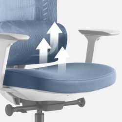 Fotel biurowy z masażem Visioner 6.1 Grey