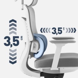 Office chair with massage Visioner 6.1 Grey