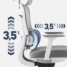 Office chair with massage Visioner 6.1 Grey