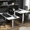 Biurko elektryczne Leader 7.6 White 160 cm