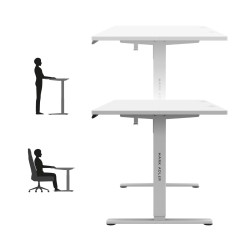 Biurko elektryczne Leader 7.6 White 160 cm