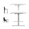 Electric desk Leader 7.6 White 160 cm