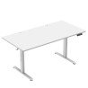 Electric desk Leader 7.6 White 160 cm
