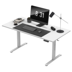 Electric desk Leader 7.6 White 160 cm