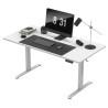 Electric desk Leader 7.6 White 160 cm