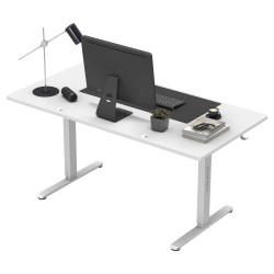 Electric desk Leader 7.6 White 160 cm
