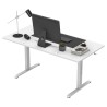 Electric desk Leader 7.6 White 160 cm