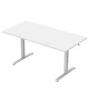 Electric desk Leader 7.6 White 160 cm