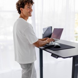 Electric desk Leader 7.6 Black 160 cm