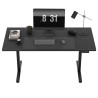 Leader 7.6 Black 160 cm electric desk