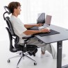 Electric desk Leader 7.6 Black 160 cm