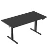 Electric desk Leader 7.6 Black 160 cm