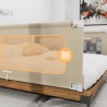 Bed guard rail 180cm Cover 48 Beige