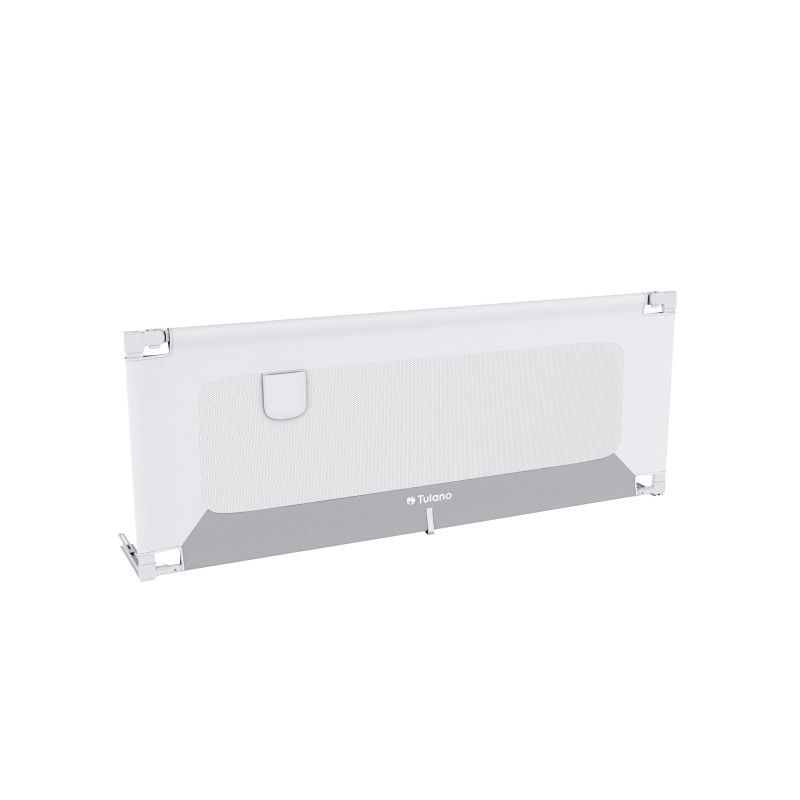 Bed guard rail 180cm Cover 48 White-Grey