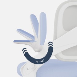 Children's chair Junior 4.3 Blue-grey