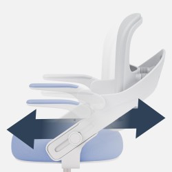 Fotel do biurka dla dziecka Junior 4.3 Blue-grey