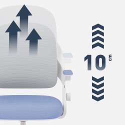 Child's desk chair Junior 4.3 Blue-grey