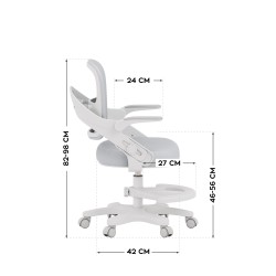 Children's desk chair Junior 4.3 Grey