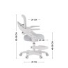 Children's desk chair Junior 4.3 Grey