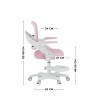 Child's desk chair Junior 4.3 Pink