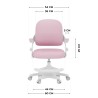 Child's desk chair Junior 4.3 Pink