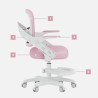 Fotel dziecięcy Junior 4.3 Pink