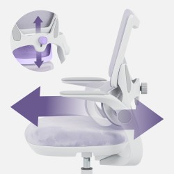 Child's desk chair Junior 5.7 Purple