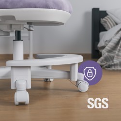 Child's desk chair Junior 5.7 Purple