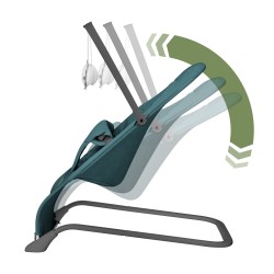 Baby rocking chair Moon 10 Green