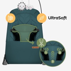 Baby rocking chair Moon 10 Green