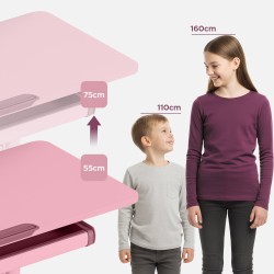 Children's desk Mark Adler Study 5.7 Pink