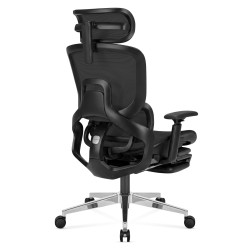 Fotel ergonomiczny z podnóżkiem Expert 9.3 Black