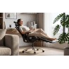 Ergonomic chair with footrest Expert 9.3 Black