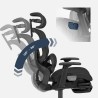 Fotel ergonomiczny z podnóżkiem Expert 9.3 Black