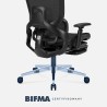 Ergonomic chair with footrest Expert 9.3 Black