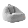 Corduroy backrest pouffe chair Comfy 4.0 Grey