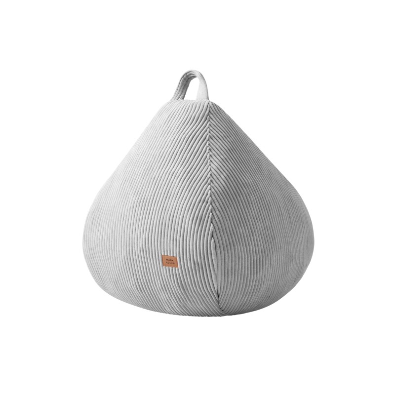 Sztruksowa pufa worek szara Comfy 1.0 Grey