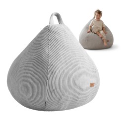 Sztruksowa pufa worek szara Comfy 1.0 Grey