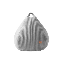 Sztruksowa pufa worek szara Comfy 1.0 Grey