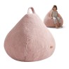Sztruksowa pufa worek różowa Comfy 1.0 Pink